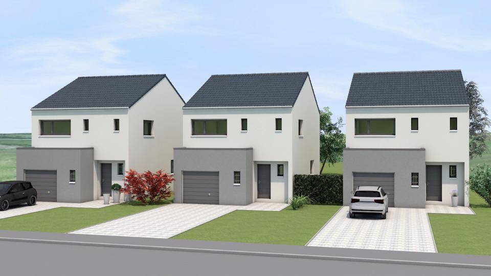 Programme terrain + maison à Rettel en Moselle (57) de 80 m² à vendre au prix de 239000€ - 1