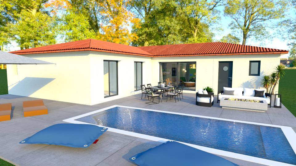 Programme terrain + maison à Amélie-les-Bains-Palalda en Pyrénées-Orientales (66) de 135 m² à vendre au prix de 419000€ - 1