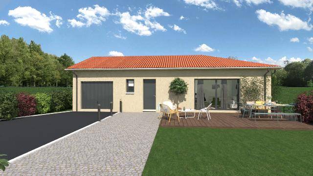 Programme terrain + maison à Brindas en Rhône (69) de 109 m² à vendre au prix de 544500€ - 1