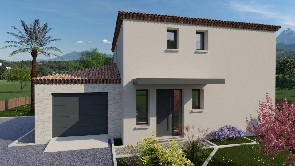 Programme terrain + maison à Mouans-Sartoux en Alpes-Maritimes (06) de 100 m² à vendre au prix de 570000€ - 1