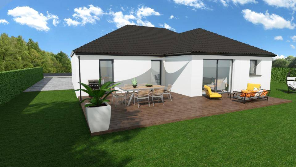 Programme terrain + maison à Écaillon en Nord (59) de 99 m² à vendre au prix de 245000€ - 2