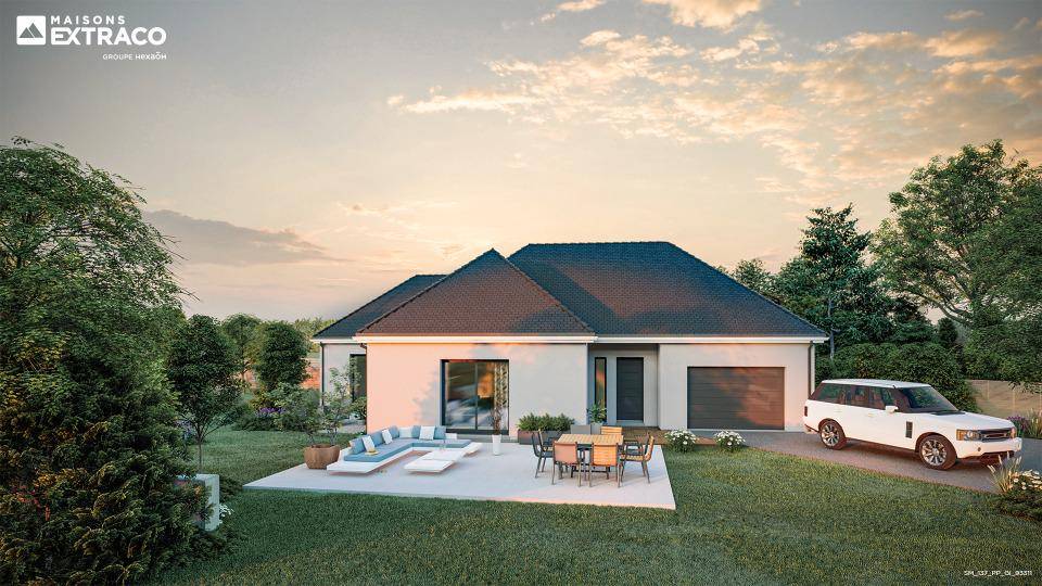 Programme terrain + maison à Criquebeuf-sur-Seine en Eure (27) de 137 m² à vendre au prix de 348000€ - 1