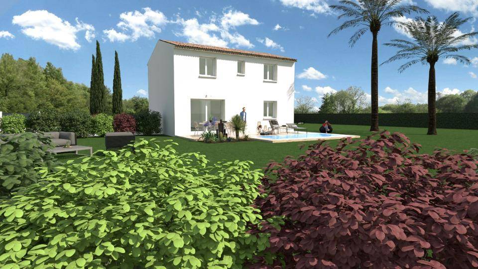 Programme terrain + maison à Roquebrune-sur-Argens en Var (83) de 98 m² à vendre au prix de 482000€ - 2