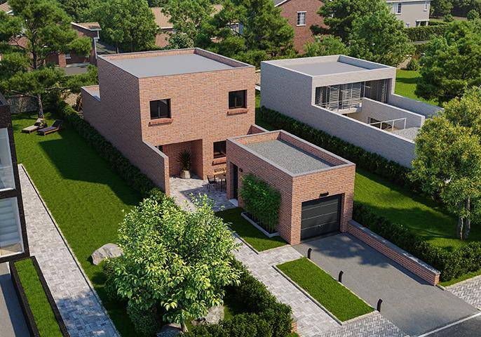 Programme terrain + maison à Sainghin-en-Weppes en Nord (59) de 110 m² à vendre au prix de 472000€ - 1