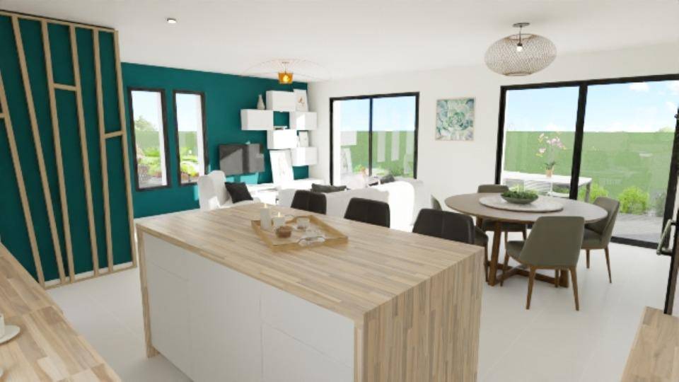 Programme terrain + maison à Saint-Étienne-de-Fontbellon en Ardèche (07) de 87 m² à vendre au prix de 289400€ - 4