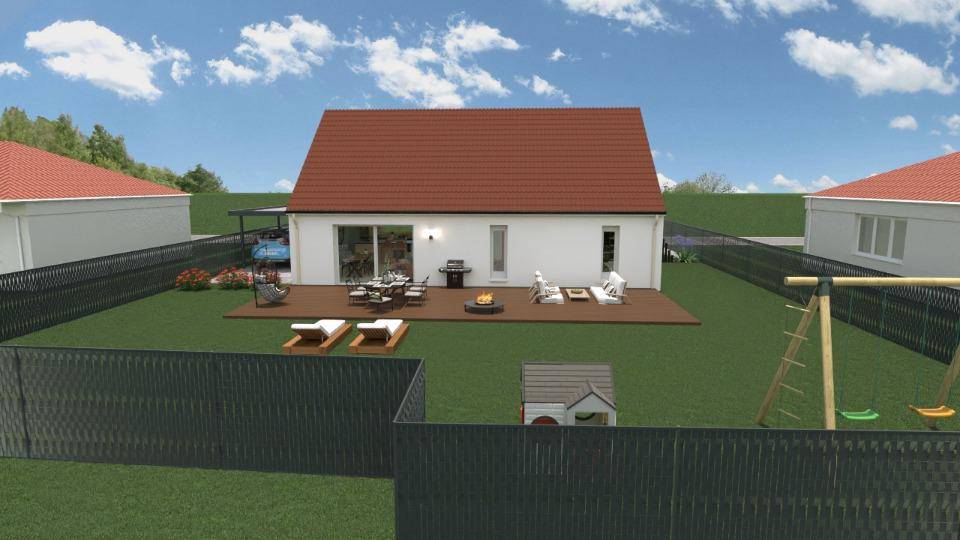 Programme terrain + maison à Carvin en Pas-de-Calais (62) de 93 m² à vendre au prix de 243500€ - 2