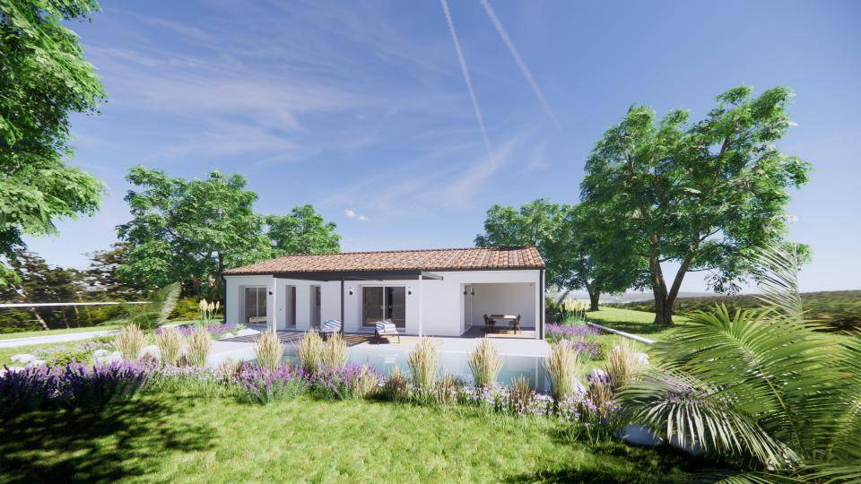 Programme terrain + maison à Montembœuf en Charente (16) de 96 m² à vendre au prix de 243000€ - 2