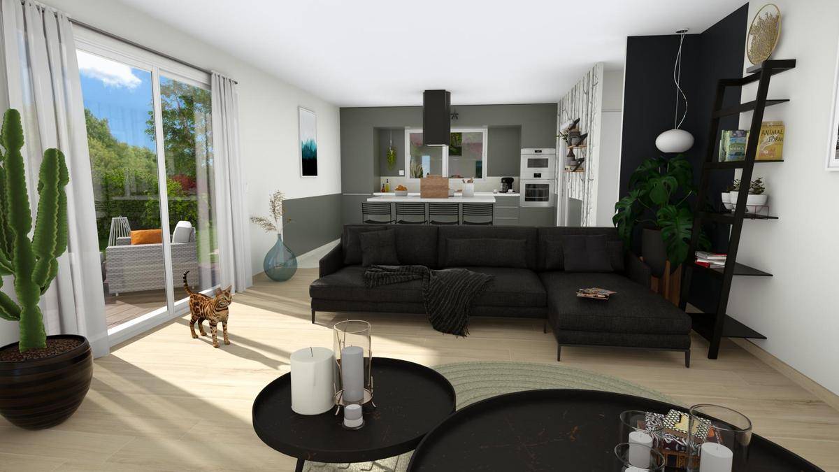 Programme terrain + maison à Cournon-d'Auvergne en Puy-de-Dôme (63) de 94 m² à vendre au prix de 288301€ - 3