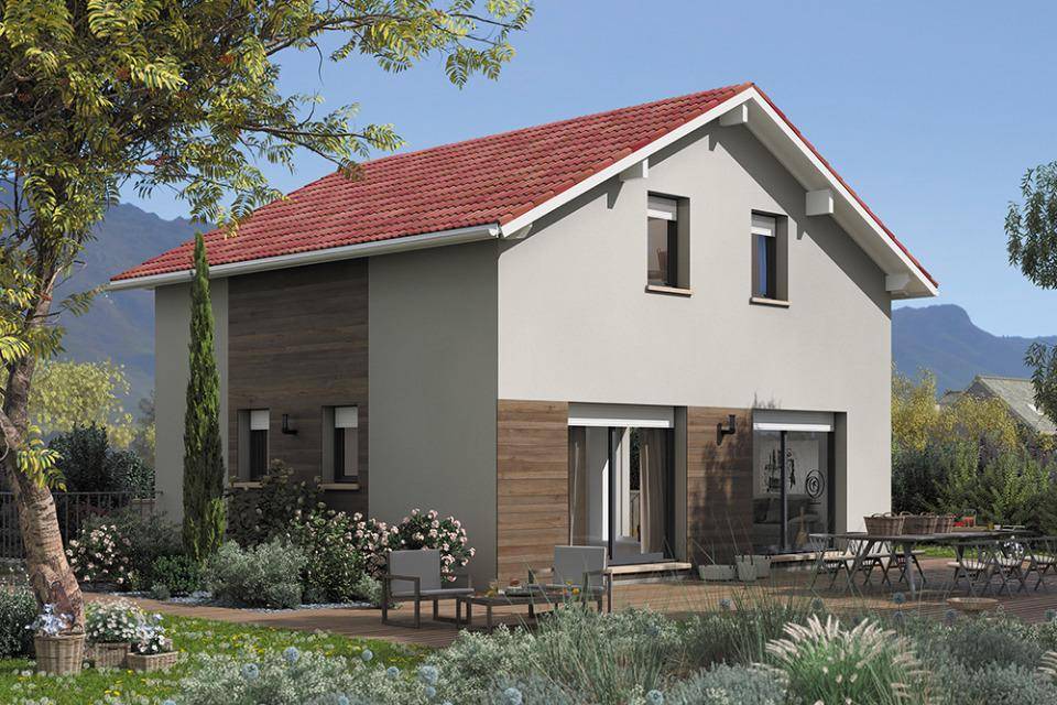 Programme terrain + maison à Rumilly en Haute-Savoie (74) de 101 m² à vendre au prix de 407990€ - 2