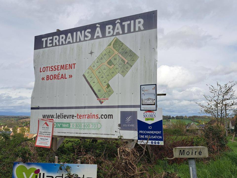 Terrain seul à Parigné-l'Évêque en Sarthe (72) de 340 m² à vendre au prix de 30000€