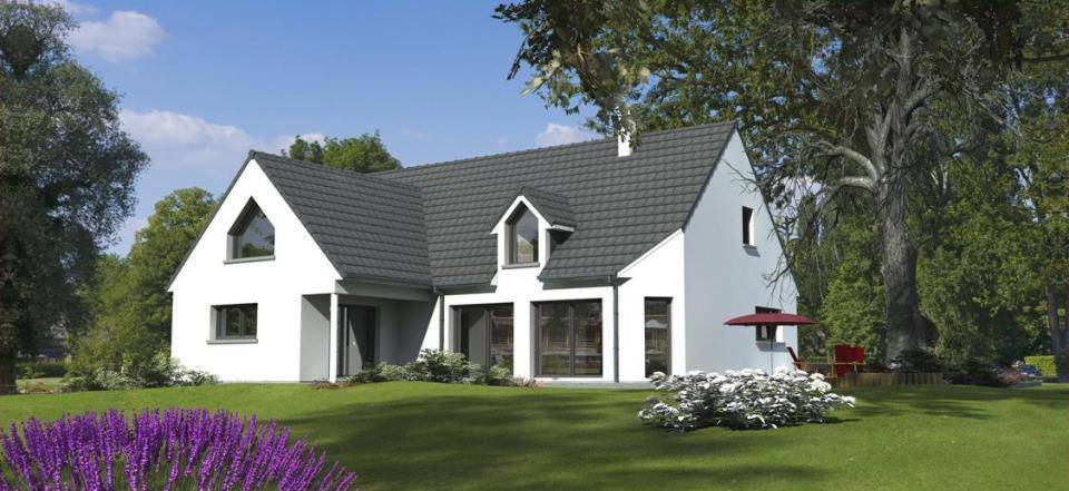 Programme terrain + maison à Hesdin-l'Abbé en Pas-de-Calais (62) de 195 m² à vendre au prix de 468000€ - 1