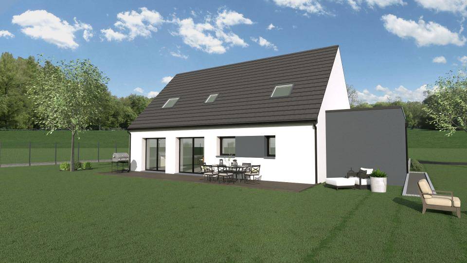 Programme terrain + maison à Camphin-en-Carembault en Nord (59) de 145 m² à vendre au prix de 382000€ - 2