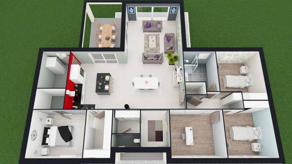 Programme terrain + maison à Déols en Indre (36) de 145 m² à vendre au prix de 287600€ - 3
