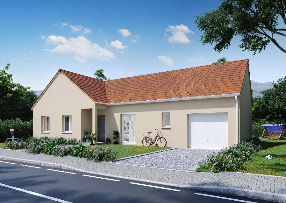 Programme terrain + maison à Écueillé en Indre (36) de 100 m² à vendre au prix de 193190€ - 1