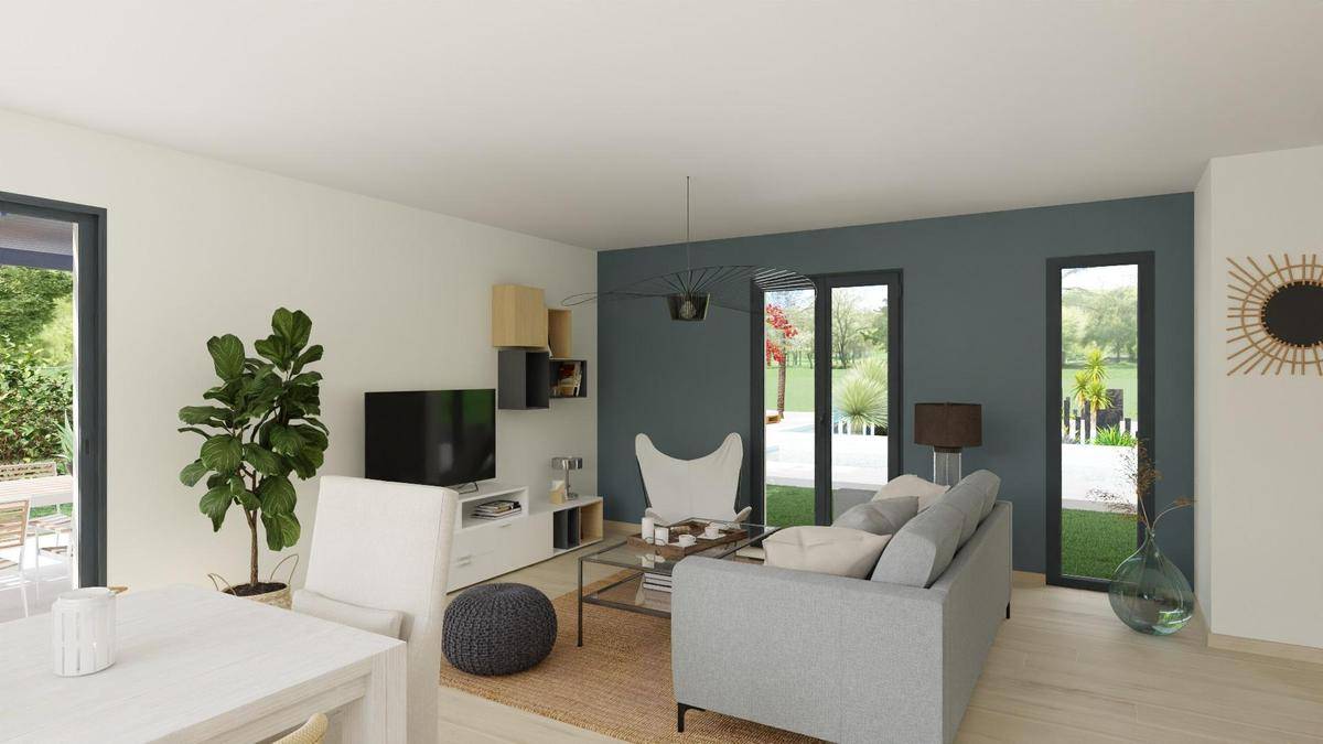 Programme terrain + maison à Belleville-en-Beaujolais en Rhône (69) de 90 m² à vendre au prix de 262200€ - 3
