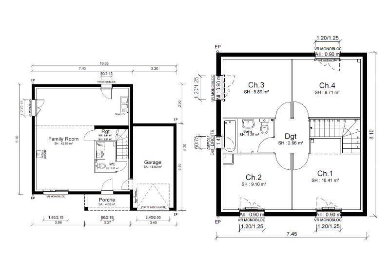 Programme terrain + maison à Sainte-Sigolène en Haute-Loire (43) de 93 m² à vendre au prix de 229500€ - 4