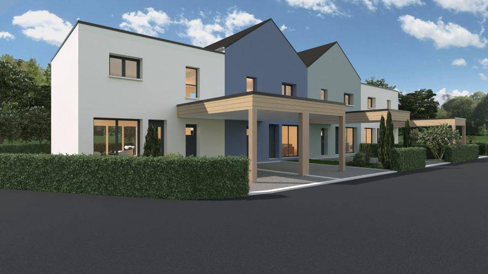 Programme terrain + maison à Kervignac en Morbihan (56) de 78 m² à vendre au prix de 287000€ - 1