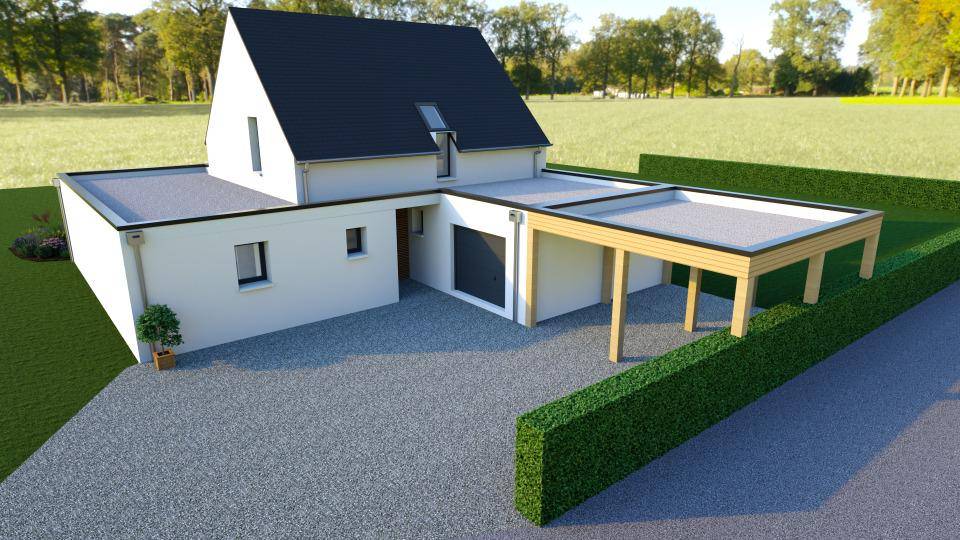 Programme terrain + maison à Erquy en Côtes-d'Armor (22) de 164 m² à vendre au prix de 475400€ - 2