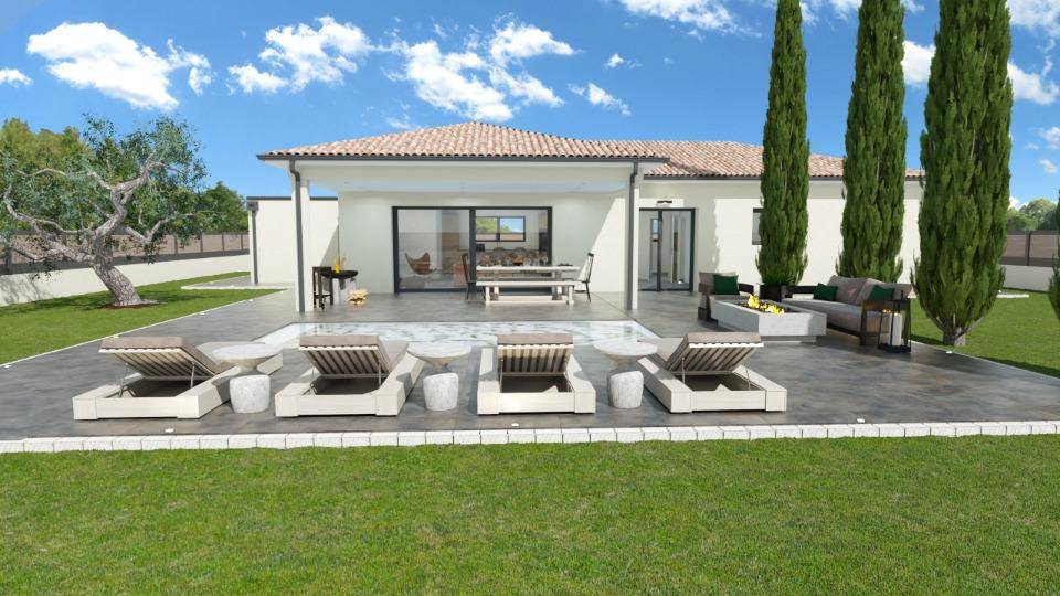 Programme terrain + maison à Tournefeuille en Haute-Garonne (31) de 104 m² à vendre au prix de 406515€ - 2