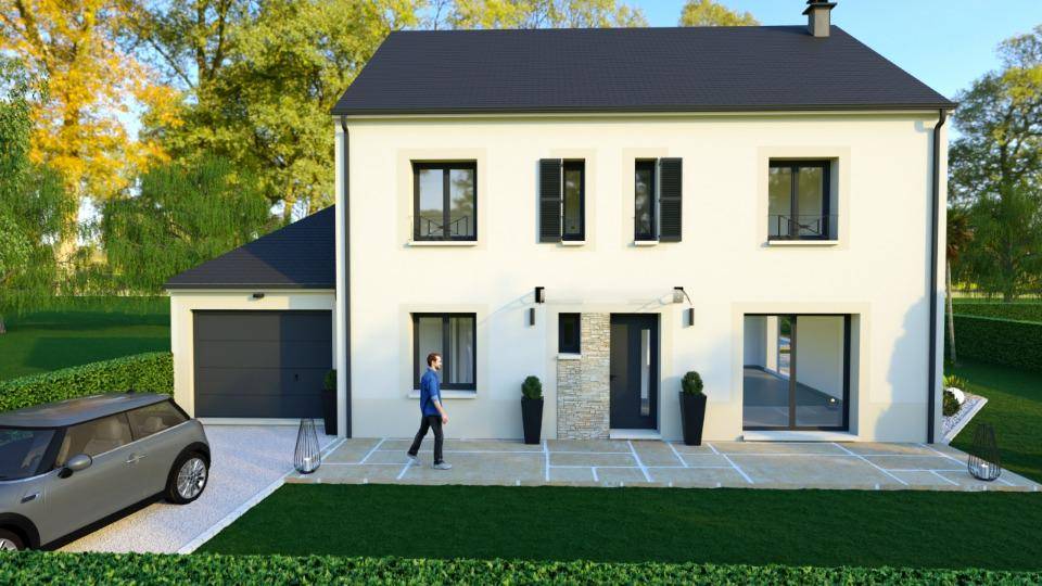 Programme terrain + maison à Pringy en Seine-et-Marne (77) de 142 m² à vendre au prix de 349000€ - 4