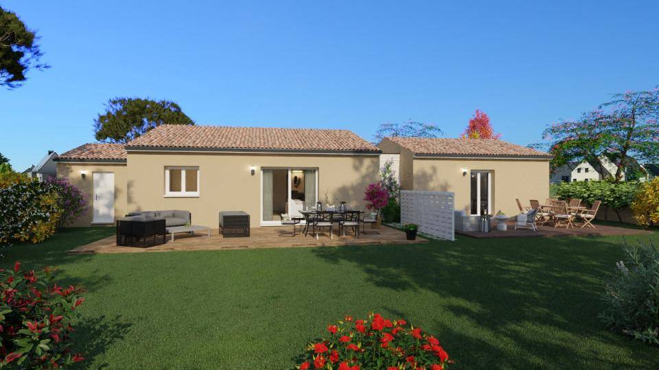 Programme terrain + maison à Langlade en Gard (30) de 120 m² à vendre au prix de 452000€ - 1
