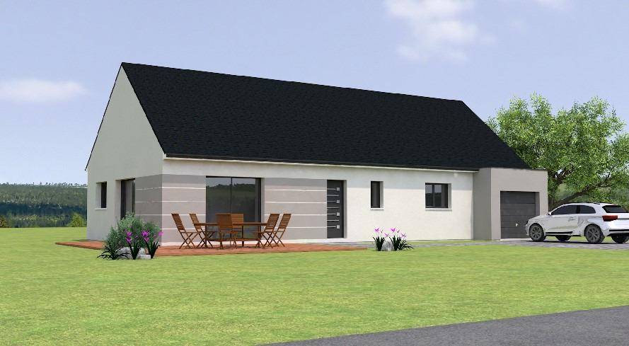 Programme terrain + maison à Loiré en Maine-et-Loire (49) de 100 m² à vendre au prix de 241500€ - 1