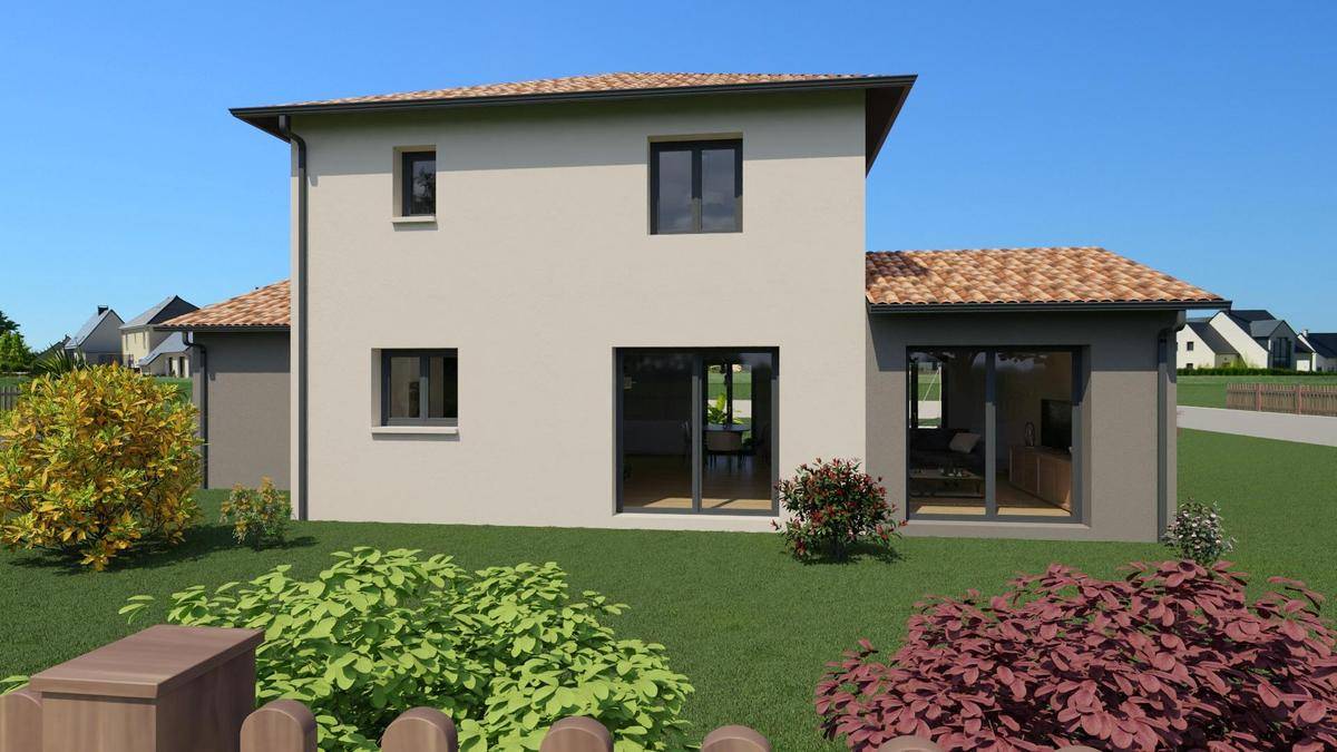 Programme terrain + maison à Saint-Georges-de-Reneins en Rhône (69) de 110 m² à vendre au prix de 360400€ - 3