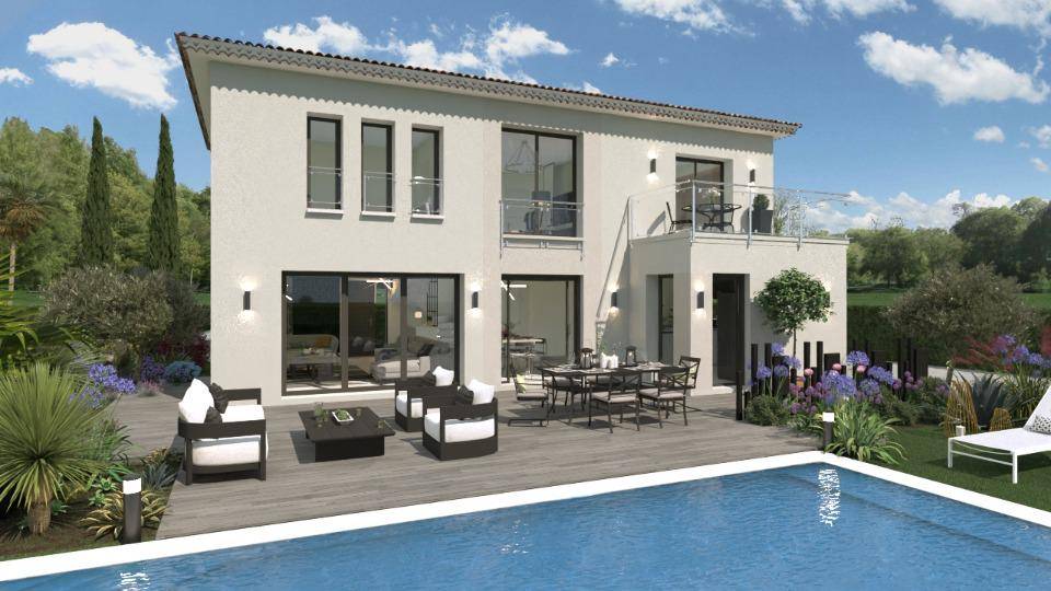 Programme terrain + maison à La Crau en Var (83) de 145 m² à vendre au prix de 790000€ - 1