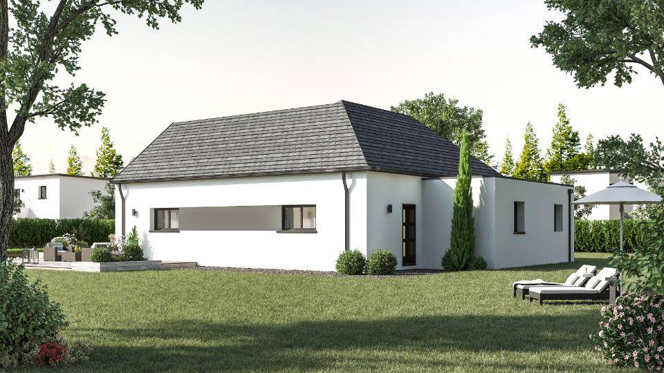 Programme terrain + maison à Pleurtuit en Ille-et-Vilaine (35) de 120 m² à vendre au prix de 374000€ - 2