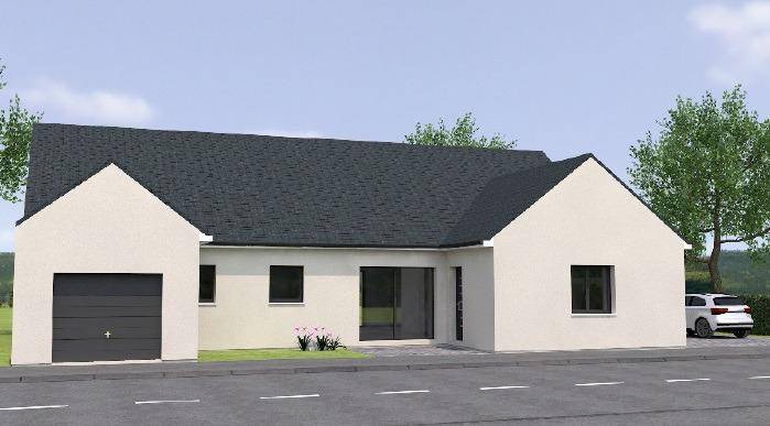 Programme terrain + maison à La Possonnière en Maine-et-Loire (49) de 150 m² à vendre au prix de 431200€ - 1