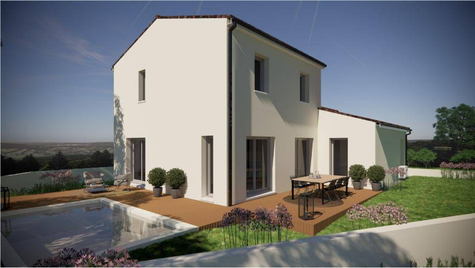 Programme terrain + maison à Anais en Charente (16) de 110 m² à vendre au prix de 295000€ - 1