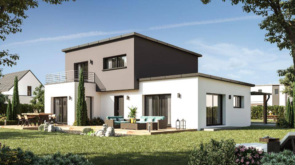 Programme terrain + maison à Ploudalmézeau en Finistère (29) de 120 m² à vendre au prix de 373400€ - 1