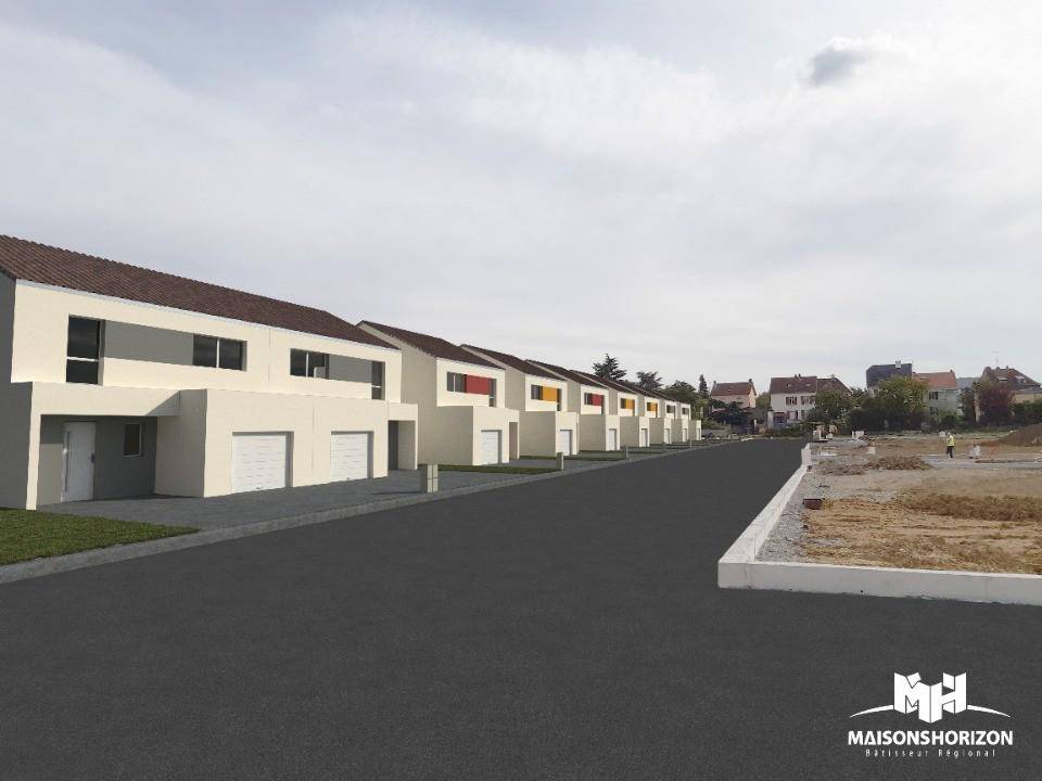 Programme terrain + maison à Terville en Moselle (57) de 111 m² à vendre au prix de 352000€ - 1