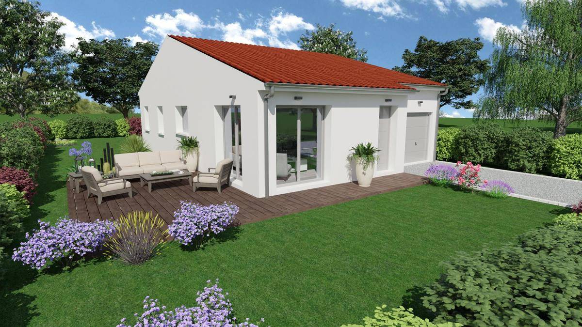 Programme terrain + maison à Billom en Puy-de-Dôme (63) de 85 m² à vendre au prix de 226000€ - 1
