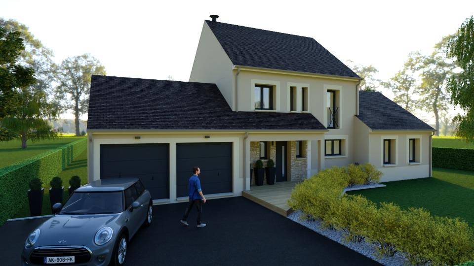 Programme terrain + maison à Villejust en Essonne (91) de 140 m² à vendre au prix de 580000€ - 2