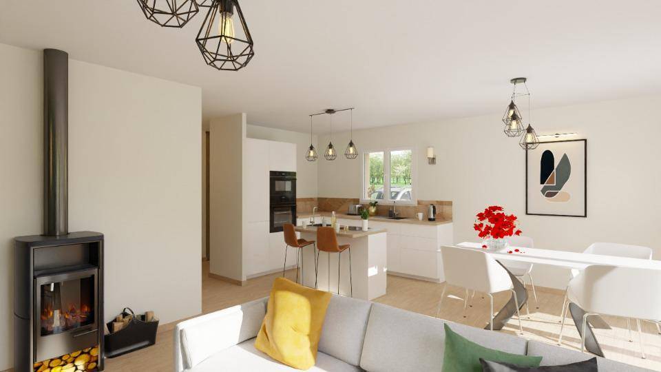 Programme terrain + maison à Nîmes en Gard (30) de 88 m² à vendre au prix de 237900€ - 4