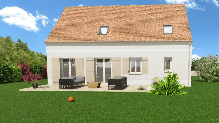 Programme terrain + maison à Longuesse en Val-d'Oise (95) de 102 m² à vendre au prix de 334400€ - 2