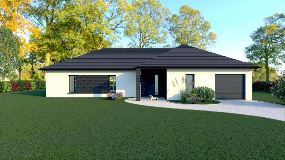 Programme terrain + maison à Tincques en Pas-de-Calais (62) de 135 m² à vendre au prix de 290450€ - 1