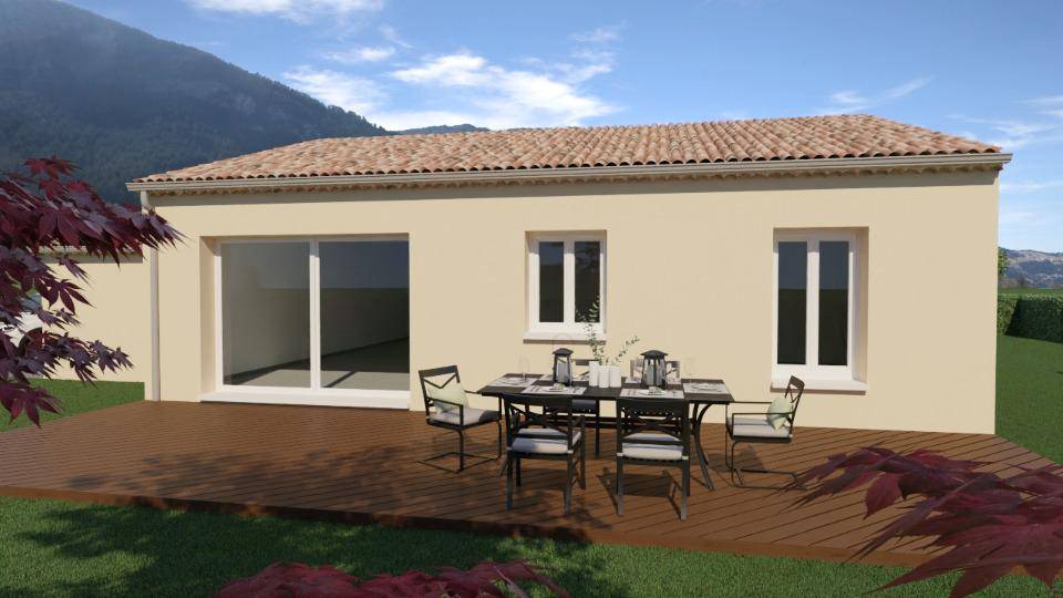 Programme terrain + maison à Sisteron en Alpes-de-Haute-Provence (04) de 80 m² à vendre au prix de 251822€ - 2
