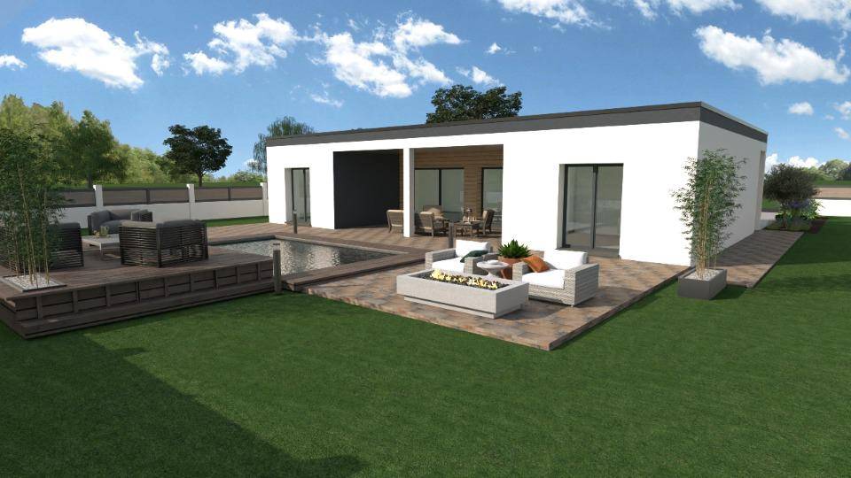 Programme terrain + maison à Tincques en Pas-de-Calais (62) de 109 m² à vendre au prix de 364630€ - 2