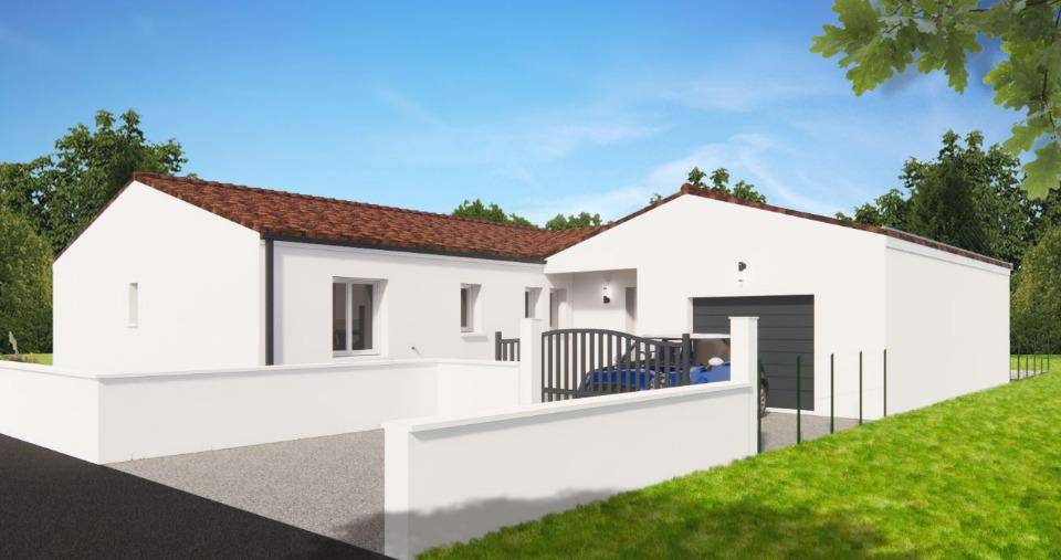 Programme terrain + maison à Cozes en Charente-Maritime (17) de 140 m² à vendre au prix de 355000€ - 1