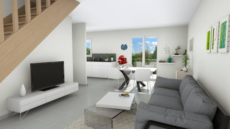 Programme terrain + maison à Tinténiac en Ille-et-Vilaine (35) de 74 m² à vendre au prix de 277000€ - 2