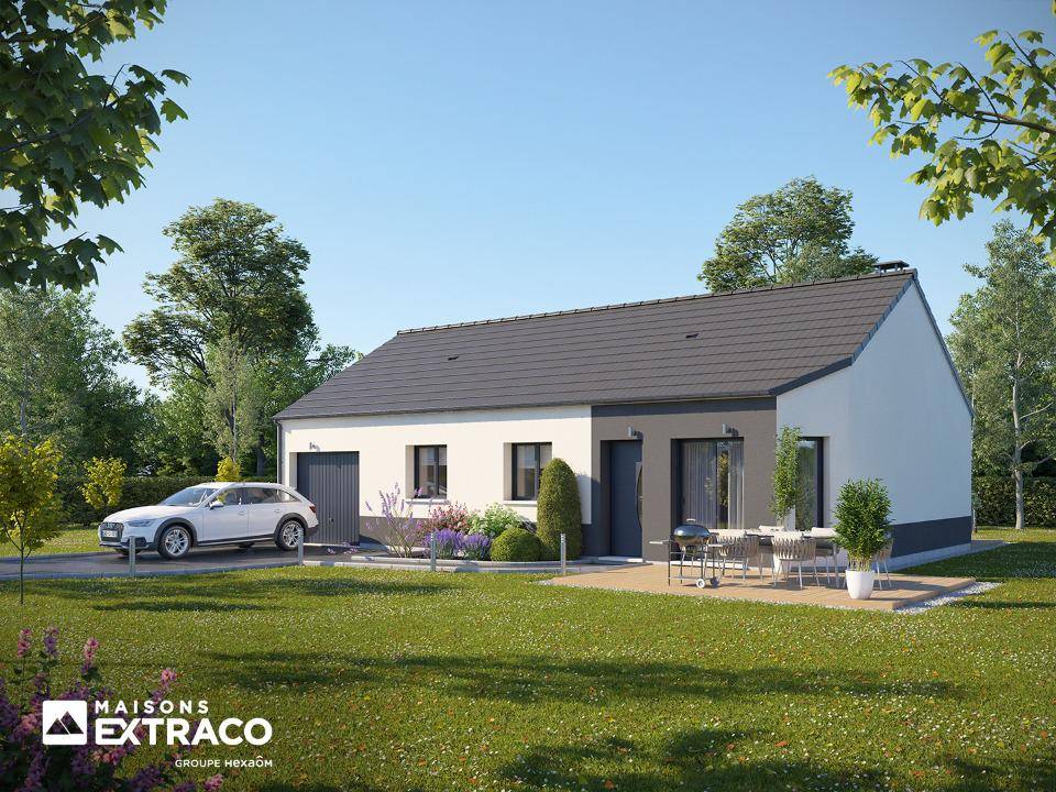 Programme terrain + maison à Mesnières-en-Bray en Seine-Maritime (76) de 82 m² à vendre au prix de 189300€ - 1