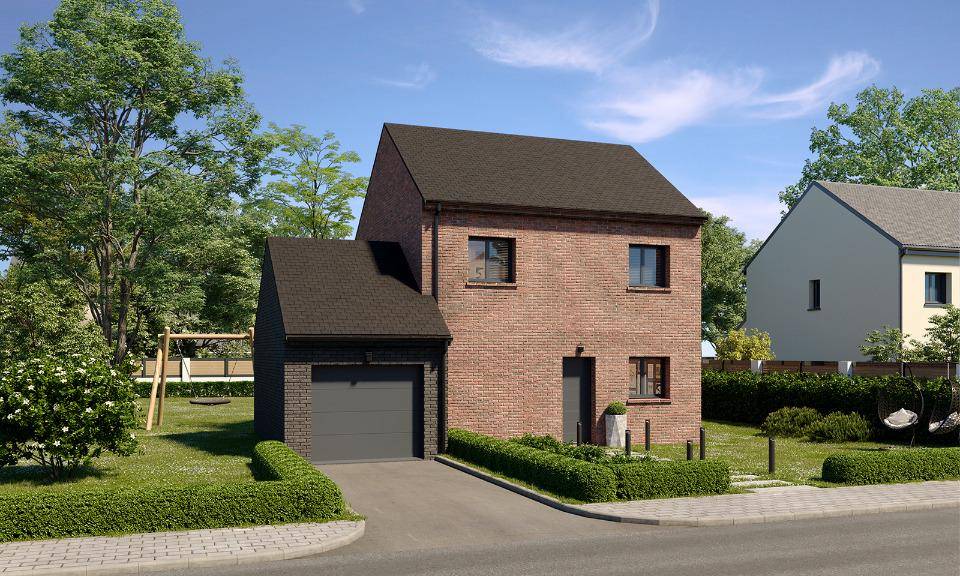 Programme terrain + maison à Bollezeele en Nord (59) de 78 m² à vendre au prix de 235222€ - 1