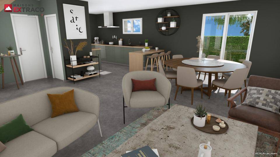 Programme terrain + maison à Petiville en Seine-Maritime (76) de 135 m² à vendre au prix de 312750€ - 2