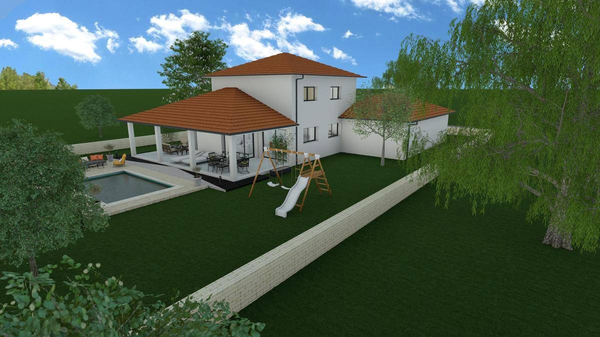 Programme terrain + maison à La Côte-Saint-André en Isère (38) de 133 m² à vendre au prix de 325100€ - 2