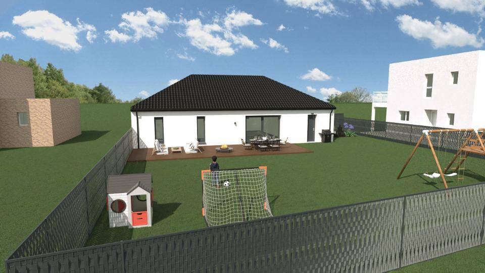 Programme terrain + maison à Leforest en Pas-de-Calais (62) de 93 m² à vendre au prix de 217052€ - 2