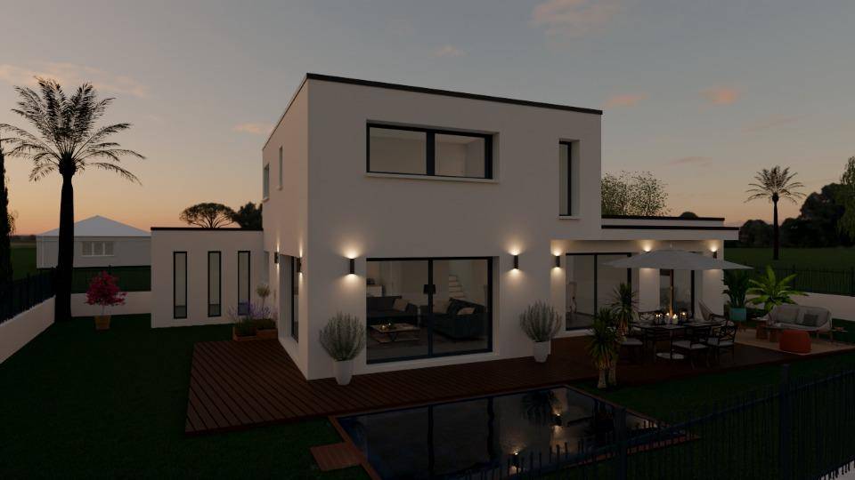 Programme terrain + maison à Hyères en Var (83) de 120 m² à vendre au prix de 660000€ - 3