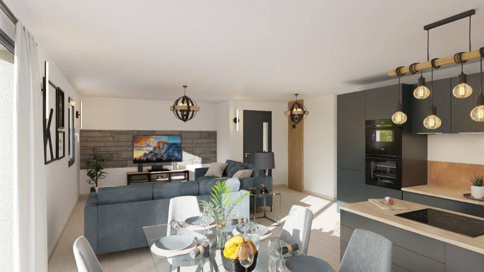 Programme terrain + maison à La Calmette en Gard (30) de 87 m² à vendre au prix de 245200€ - 2