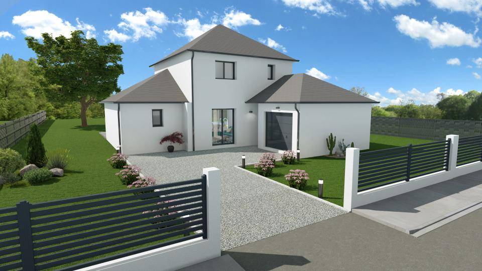 Programme terrain + maison à Pouzay en Indre-et-Loire (37) de 118 m² à vendre au prix de 244200€ - 1